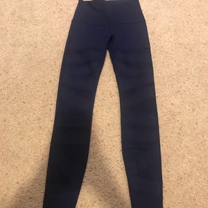 Lululemon hi-rise pant tech mesh (hero blue) s:6